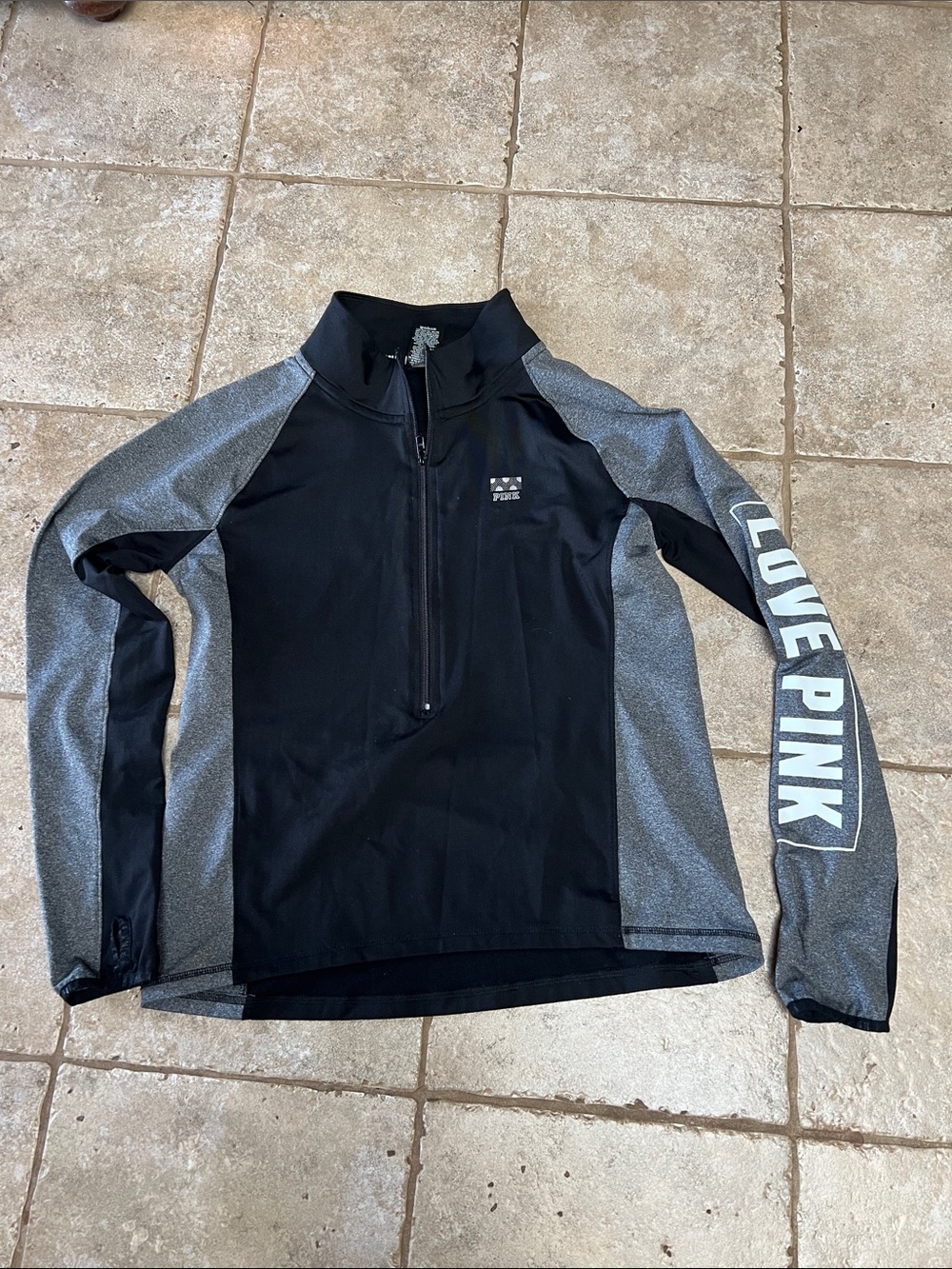 Victoria Secret Pink 1/2 Zip top
